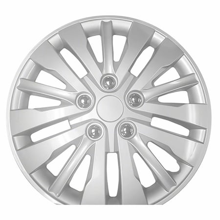 Coast2Coast 15", 5 Split Spoke, Silver, Plastic, Set Of 4 IWC102815S
